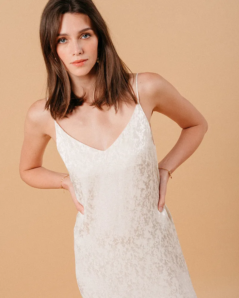 VESTIDO LARGO MICHAELA BLANCO