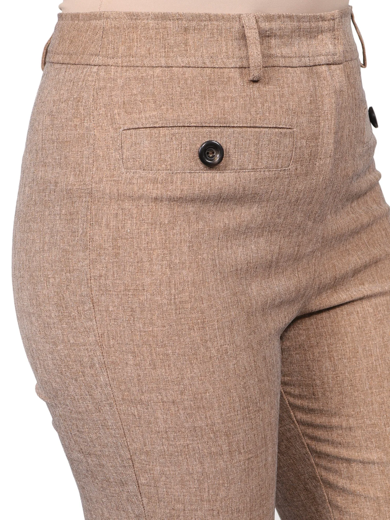 Pantalón Recto Liso, Bolsas al Frente