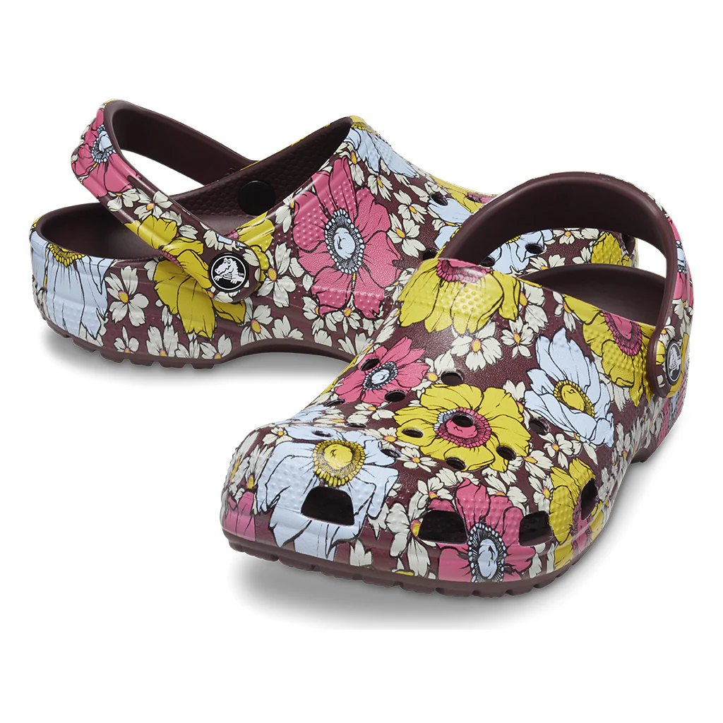 Classic Retro Floral Clog
