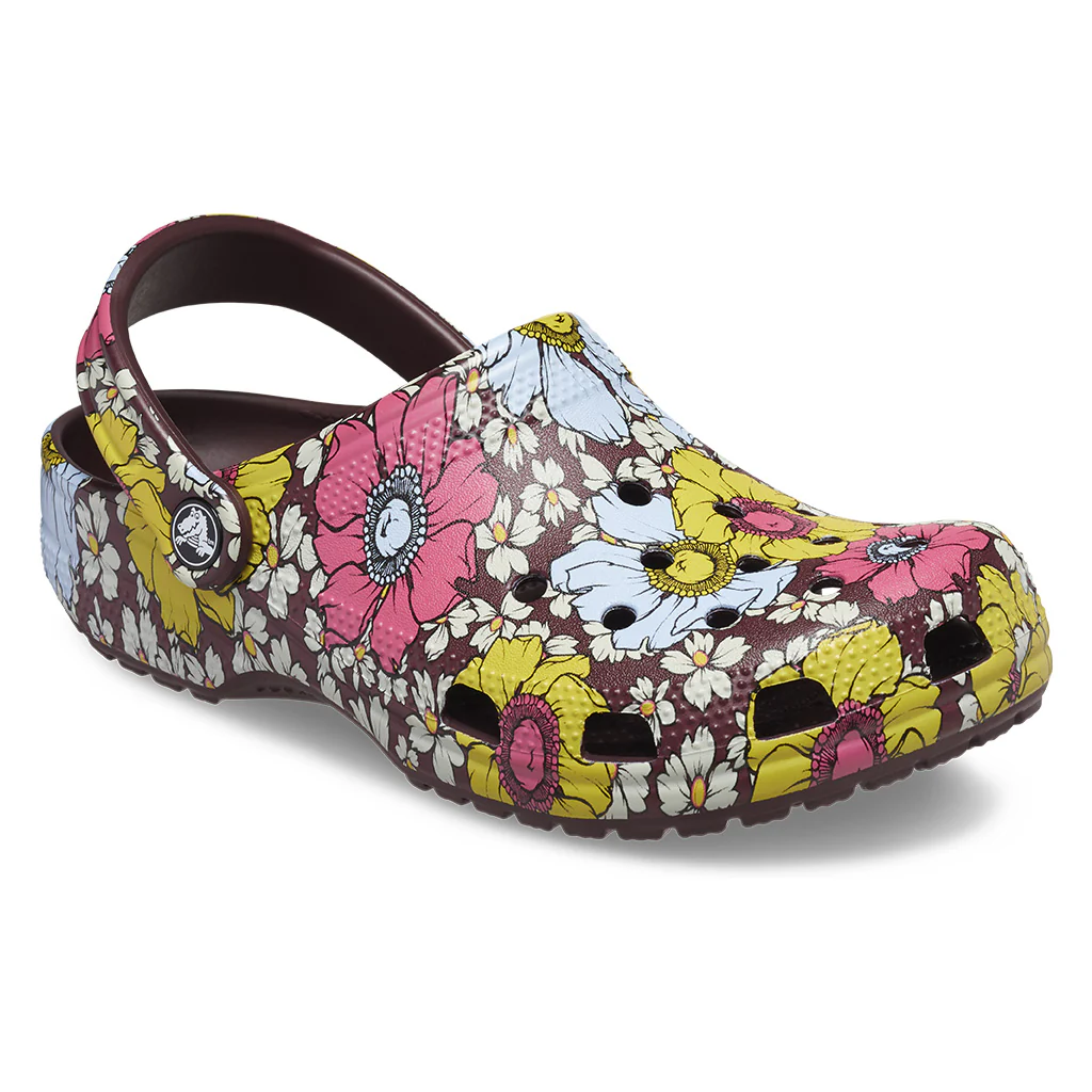 Classic Retro Floral Clog