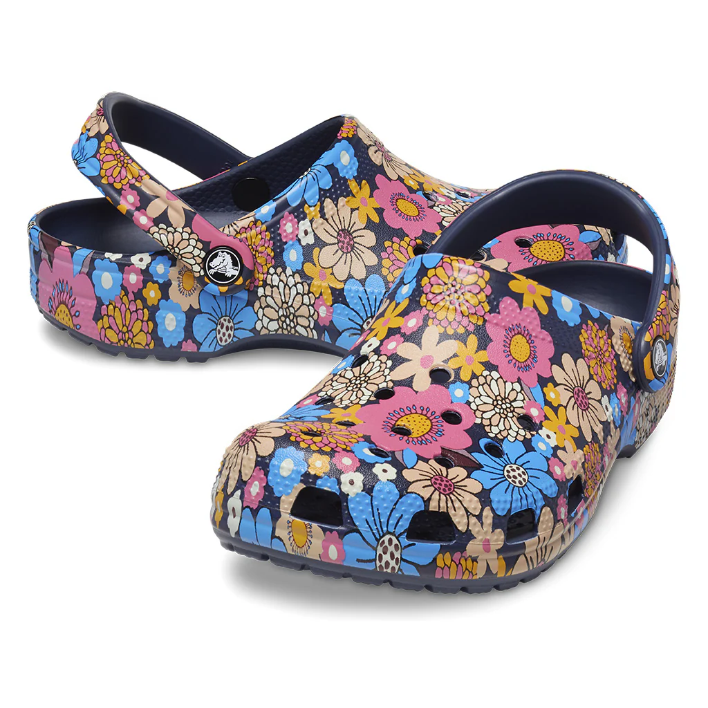 Classic Retro Floral Clog