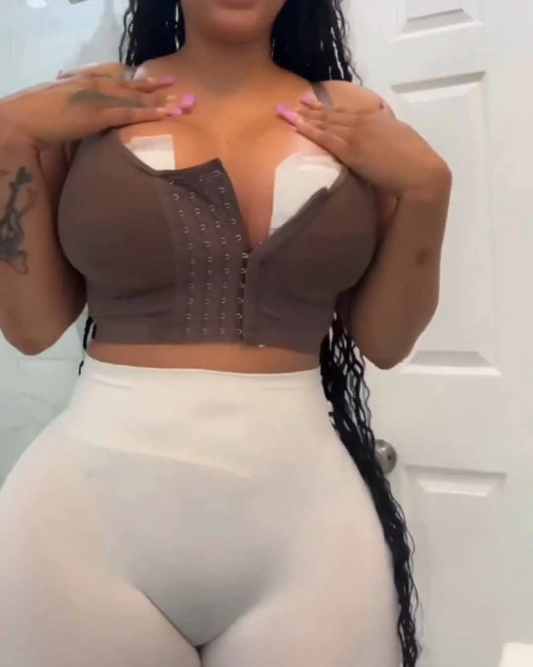 Custom Surgical Bra Thin Straps