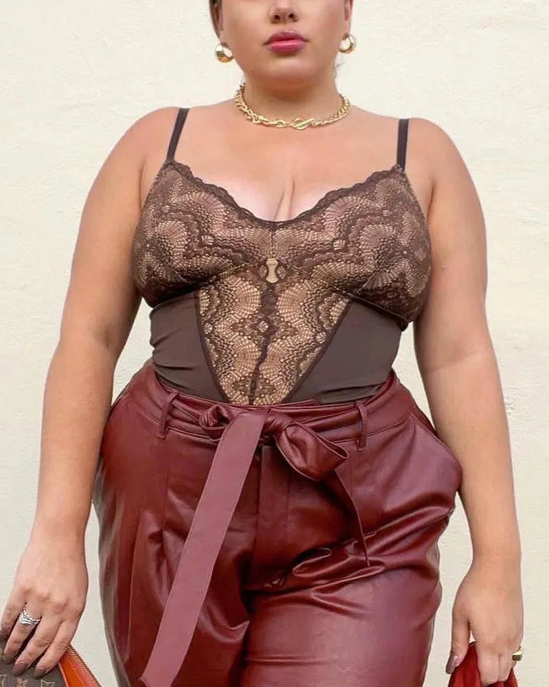 Body modelador de encaje moldeador