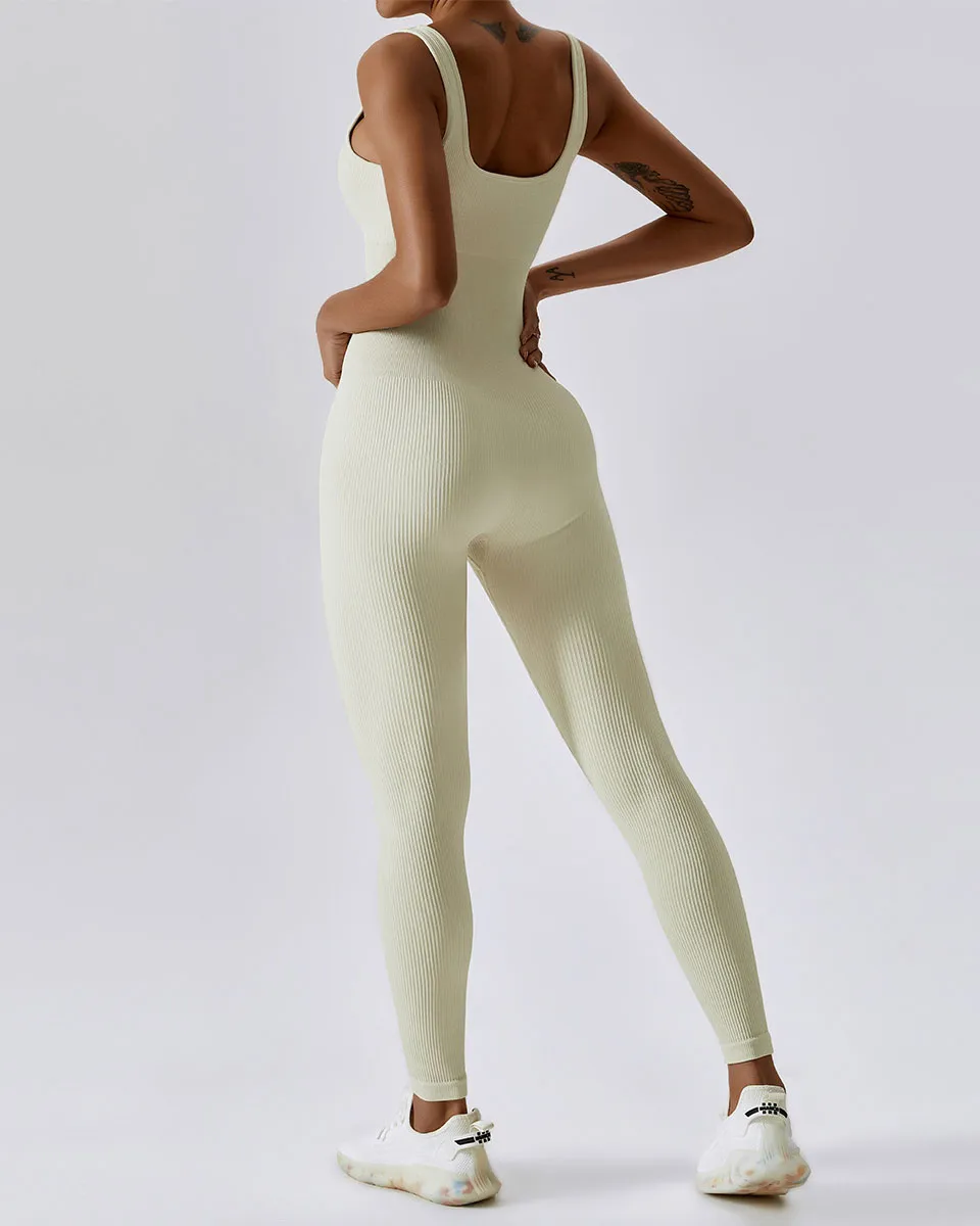 Yoga Clothes Tummy Control Slim Sports Elastic Bodysuit