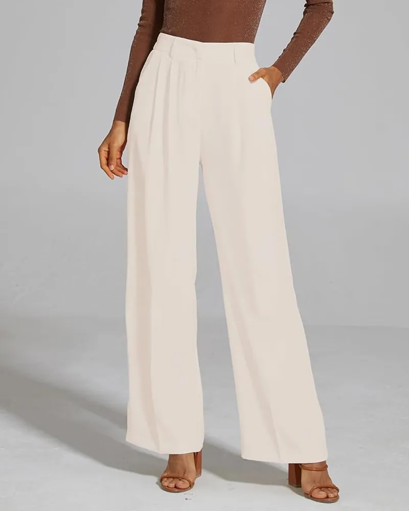 Long Straight Suit Pants