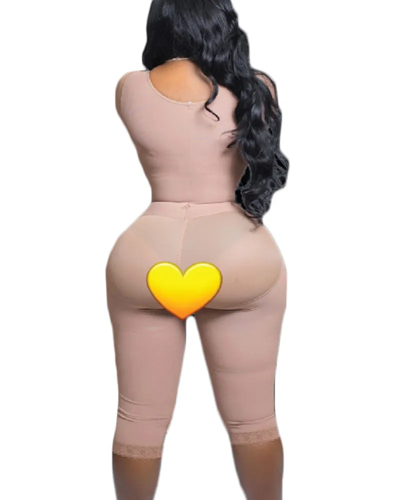 La compresión del brazo de soporte de cuerpo completo encoge la cintura con sujetador incorporado