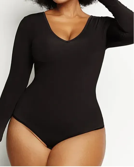 Body de levantamiento de glúteos con control de barriga