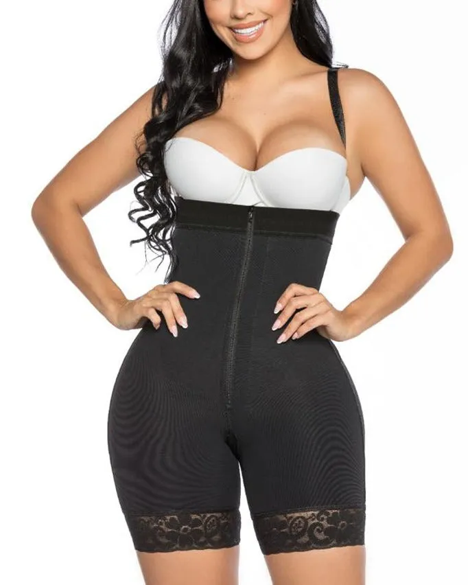 Fajas de control de barriga de busto abierto para mujeres postparto body shaper post liposucción