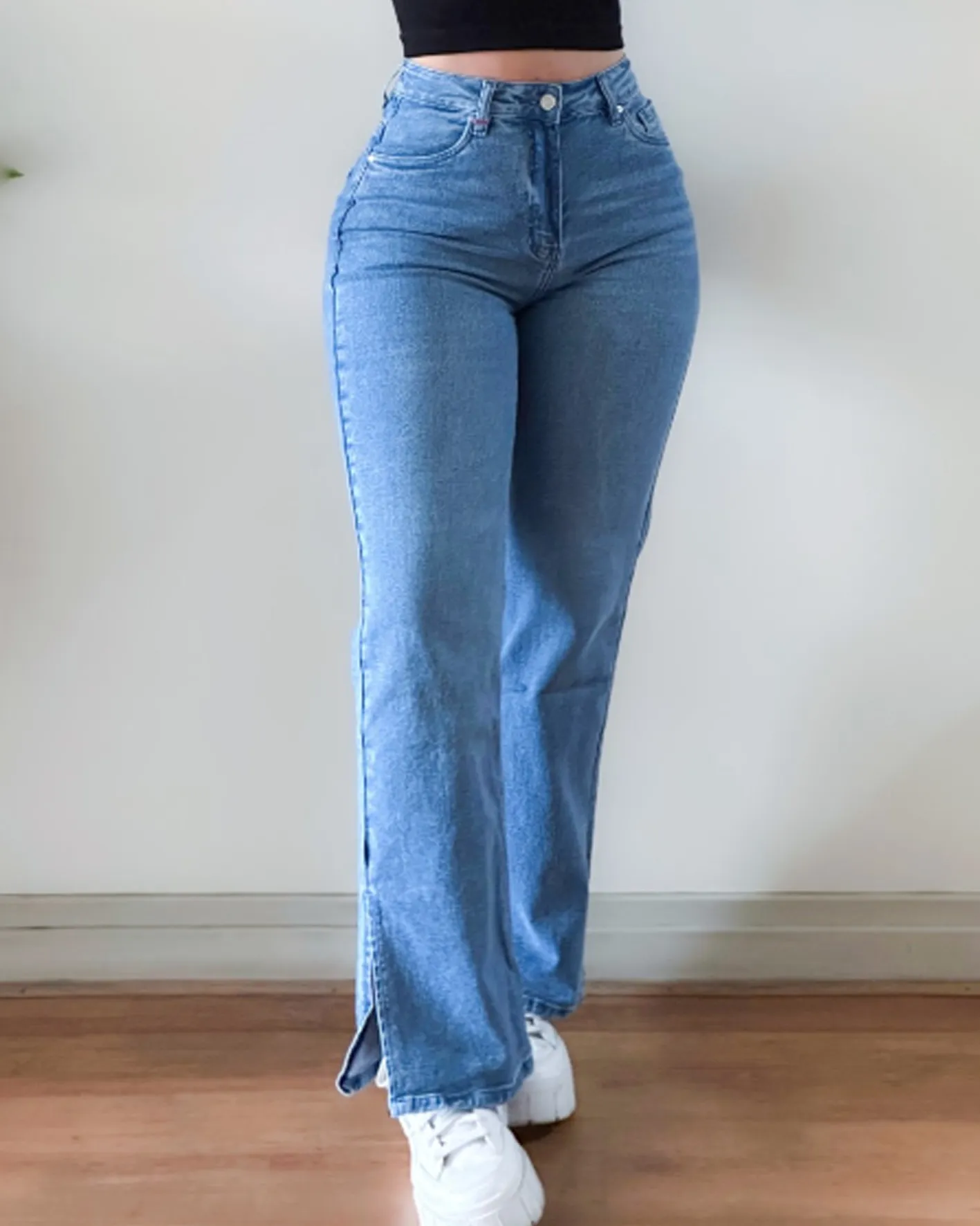 Flared Split Jeans（Pre-Sale）
