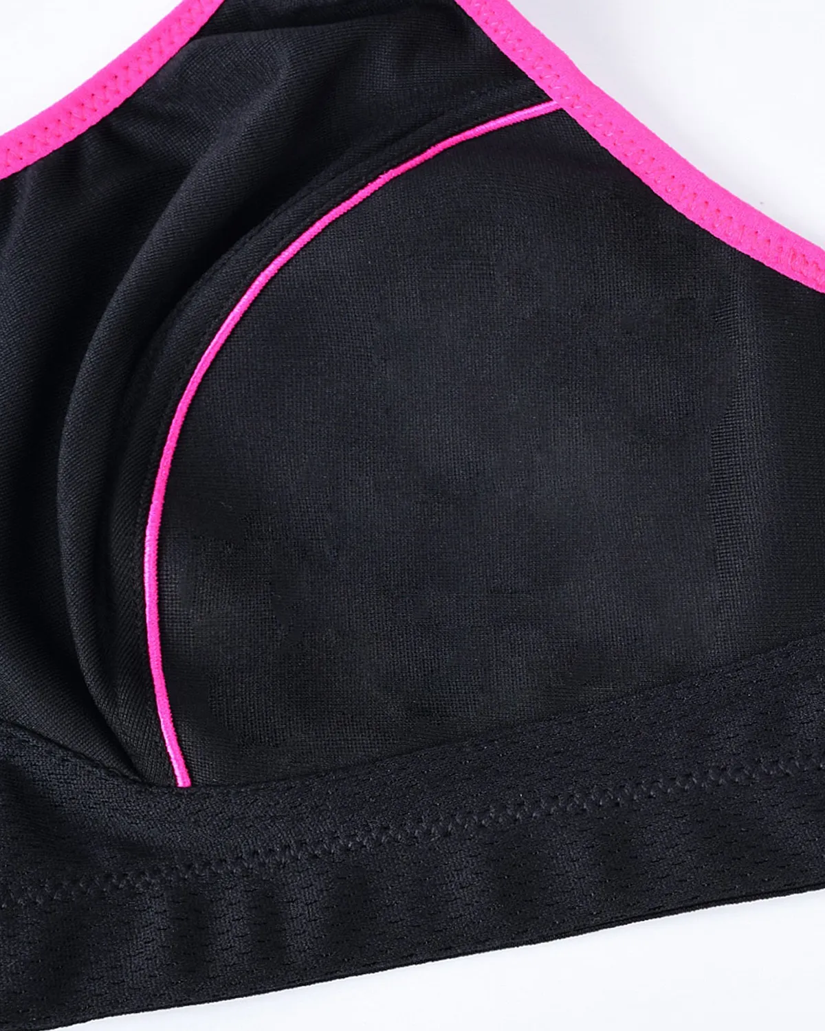 Sujetador deportivo sin relleno High Support - Negro