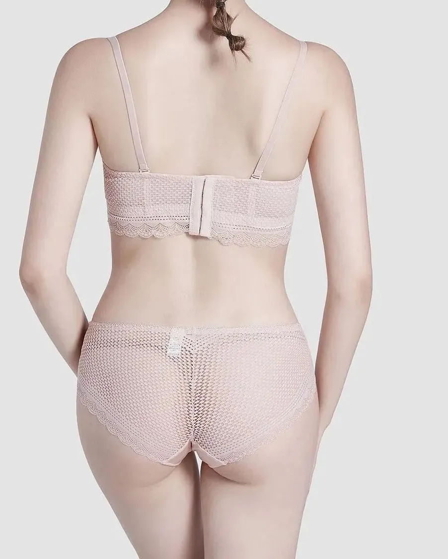 Nuevos conjuntos de sujetadores Reúne 1/2 ropa interior de media copa Tirantes desmontables con aros suaves