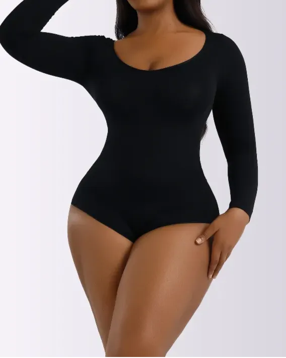 Body de levantamiento de glúteos con control de barriga