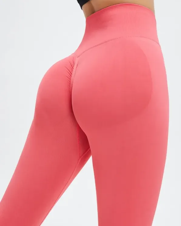 Leggings de yoga ajustados de secado rápido elásticos de cintura alta para mujer