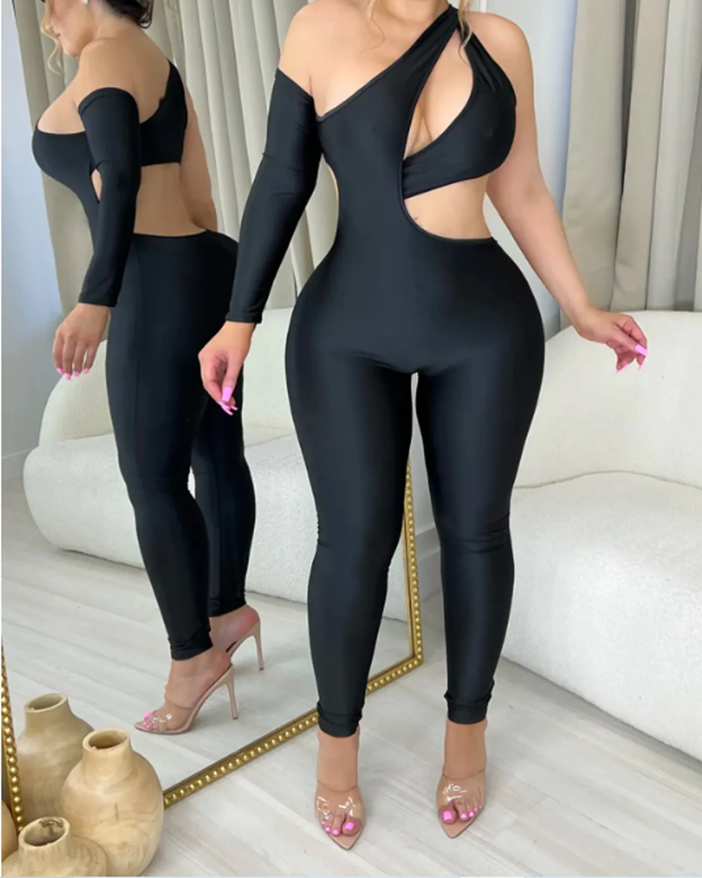 Sexy Black Yoga Onesie（Pre-Sale）
