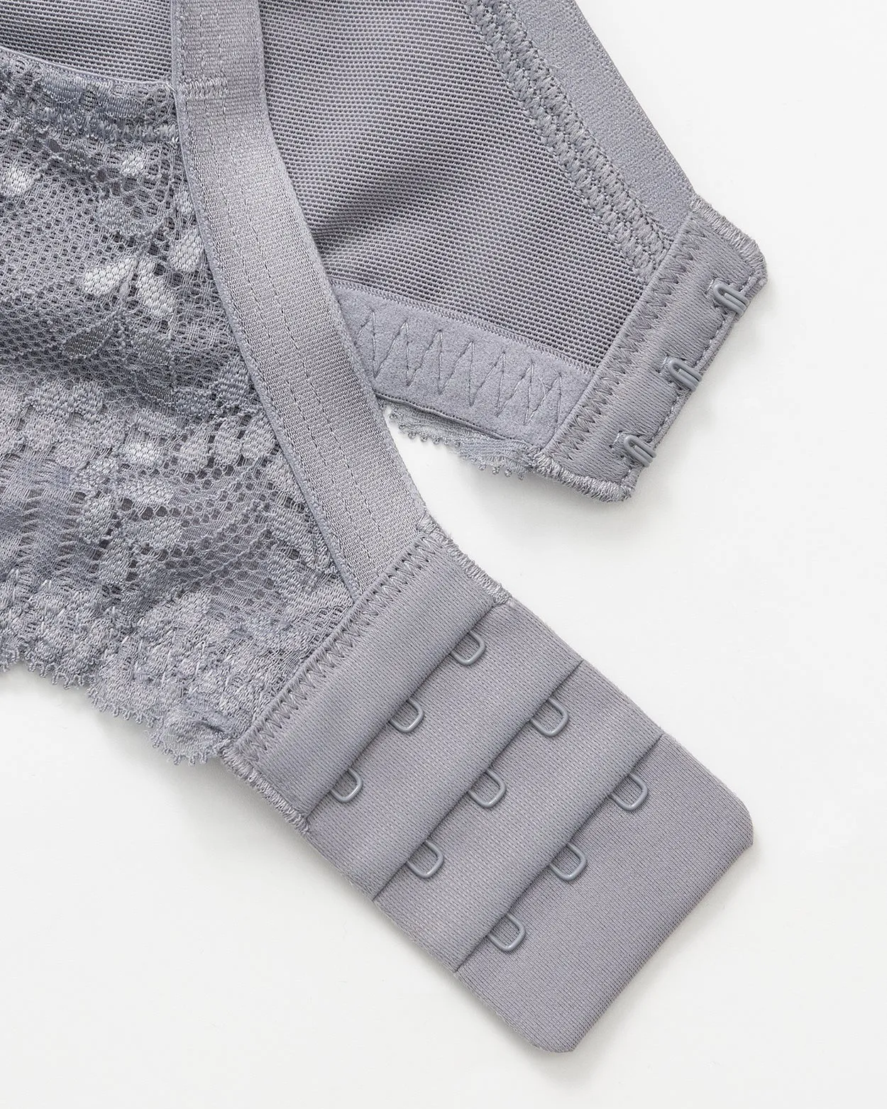 Sujetador push up de encaje con aros y cobertura total de talla grande