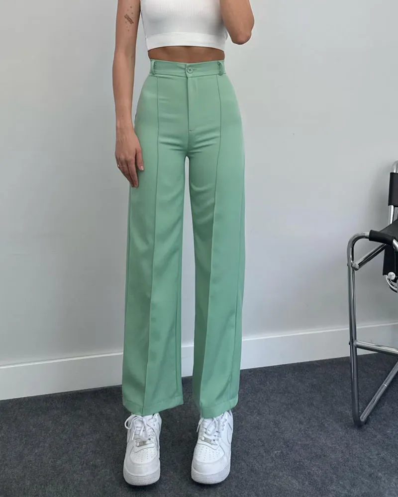 Simple Wide Leg Pants (Pre-Sale)