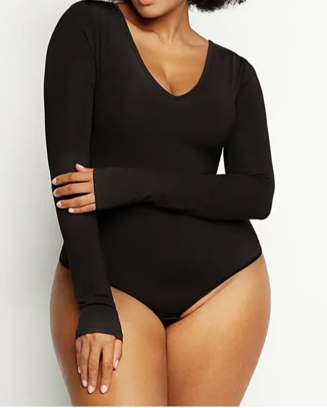 Body de levantamiento de glúteos con control de barriga