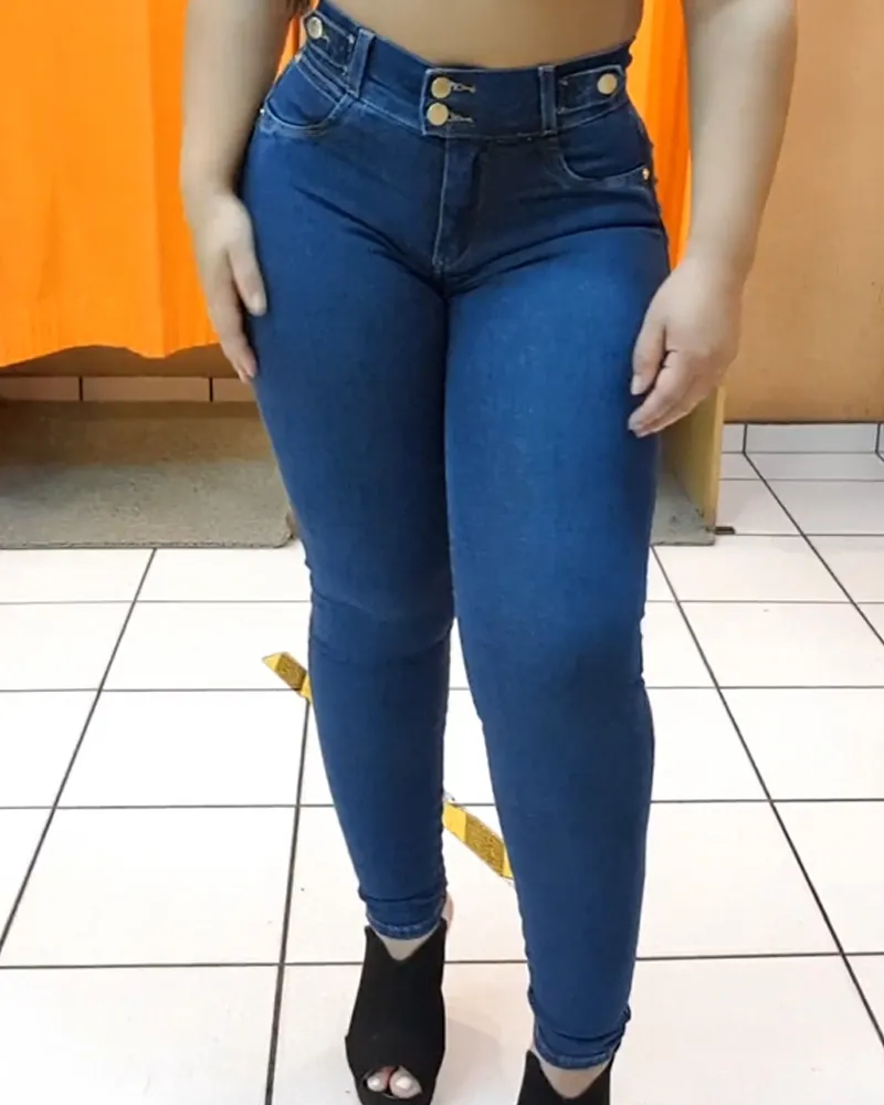Sexy Skinny Jeans With High Waists And High Hips (Pre-Sale)