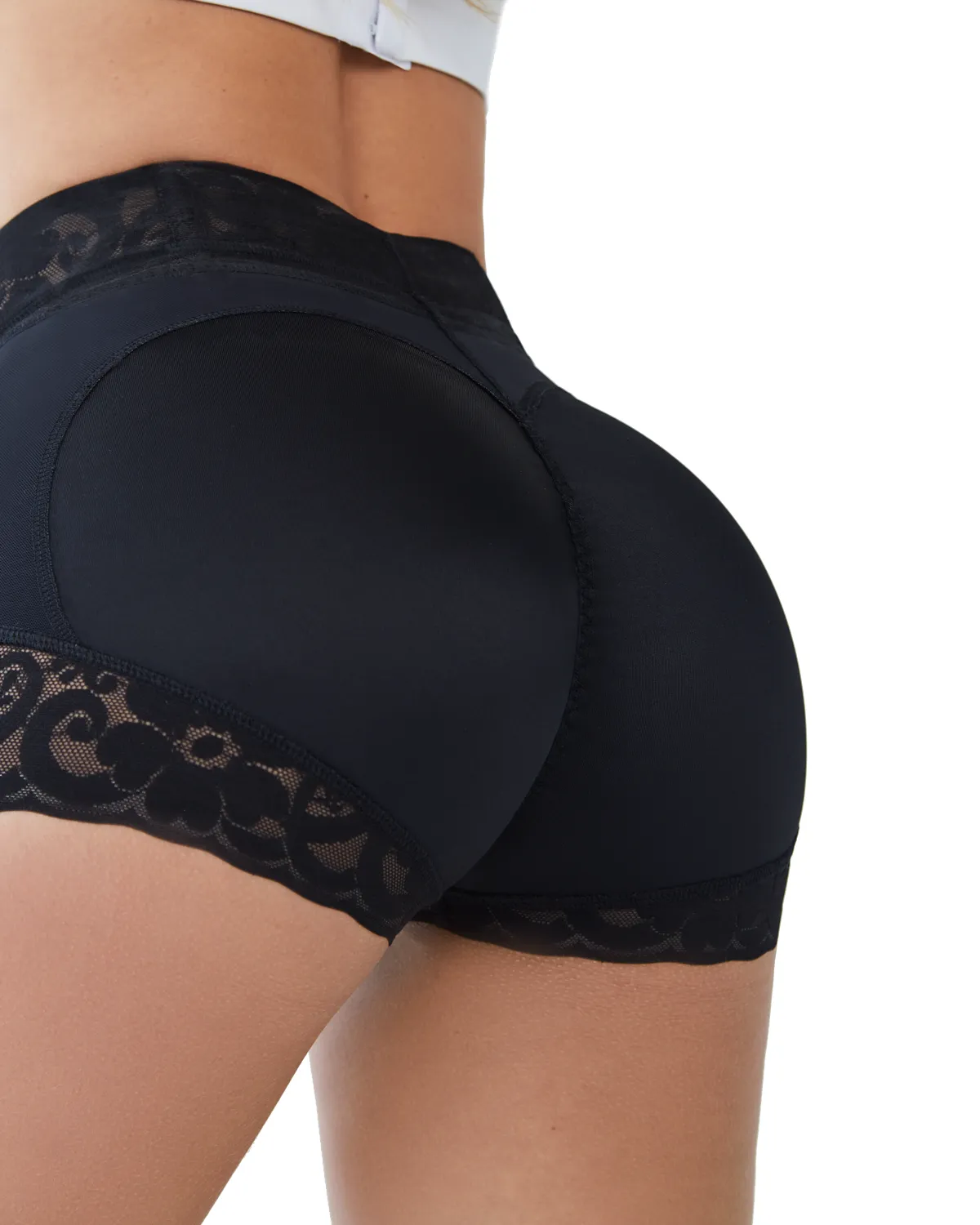 Calzoncillos de encaje para mujer, ropa diaria clásica, moldeador de glúteos, bragas suavizantes