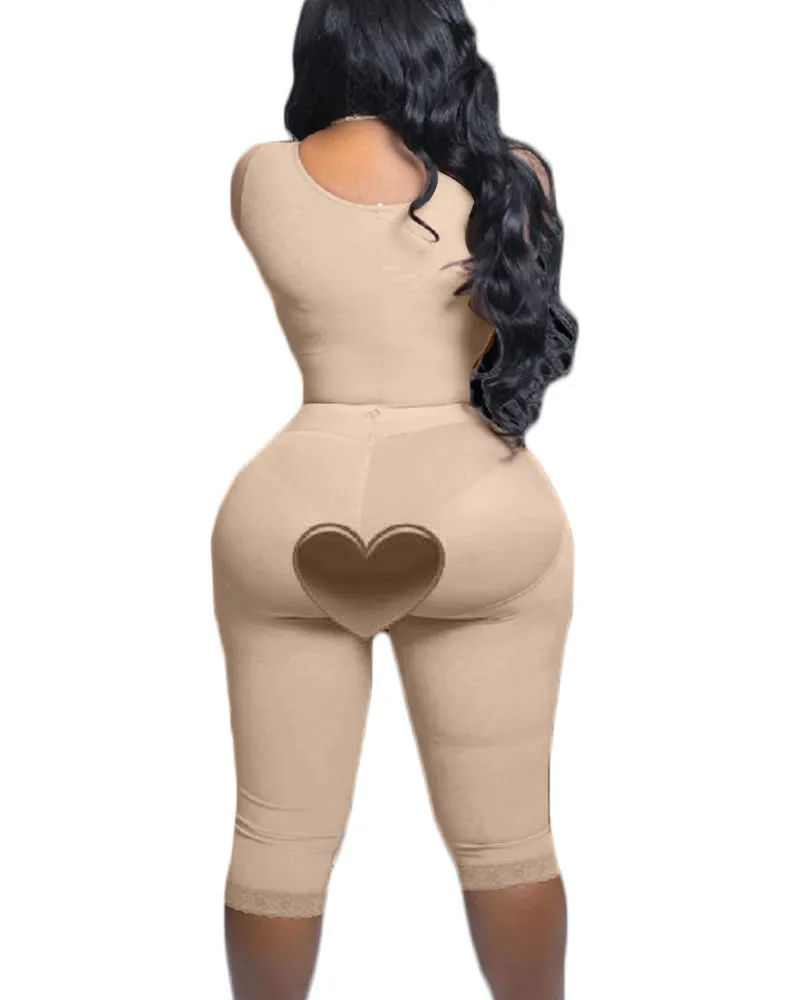 La compresión del brazo de soporte de cuerpo completo encoge la cintura con sujetador incorporado