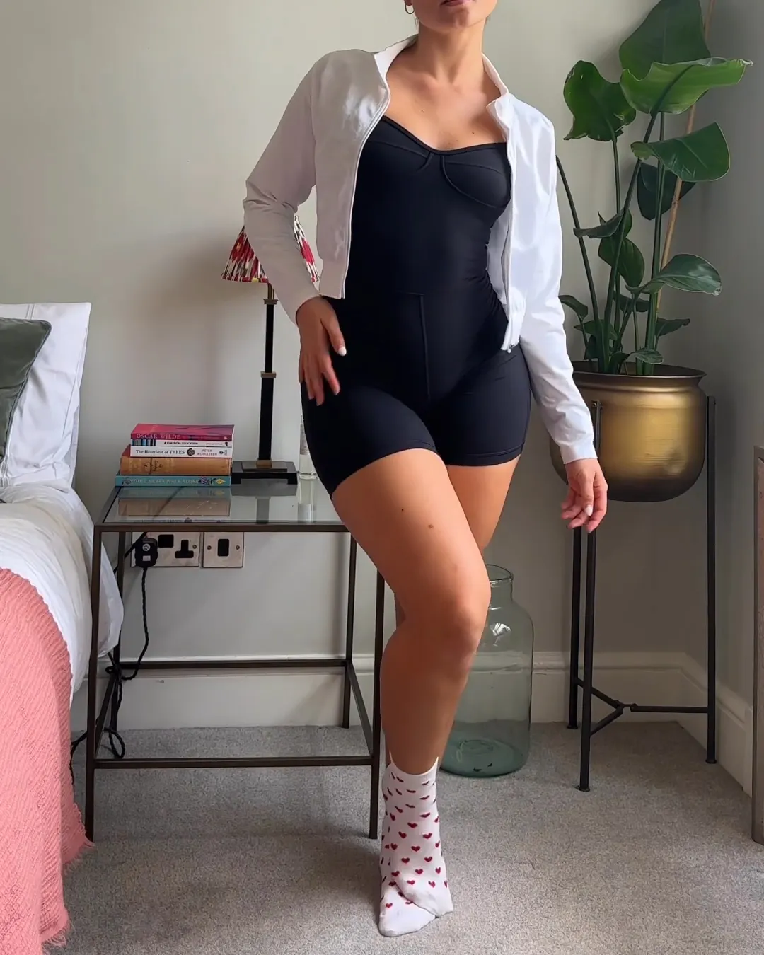 Romper for Women Workout Yoga Gym Seamless One Piece Racerback Jumpsuit Tummy Control Padded