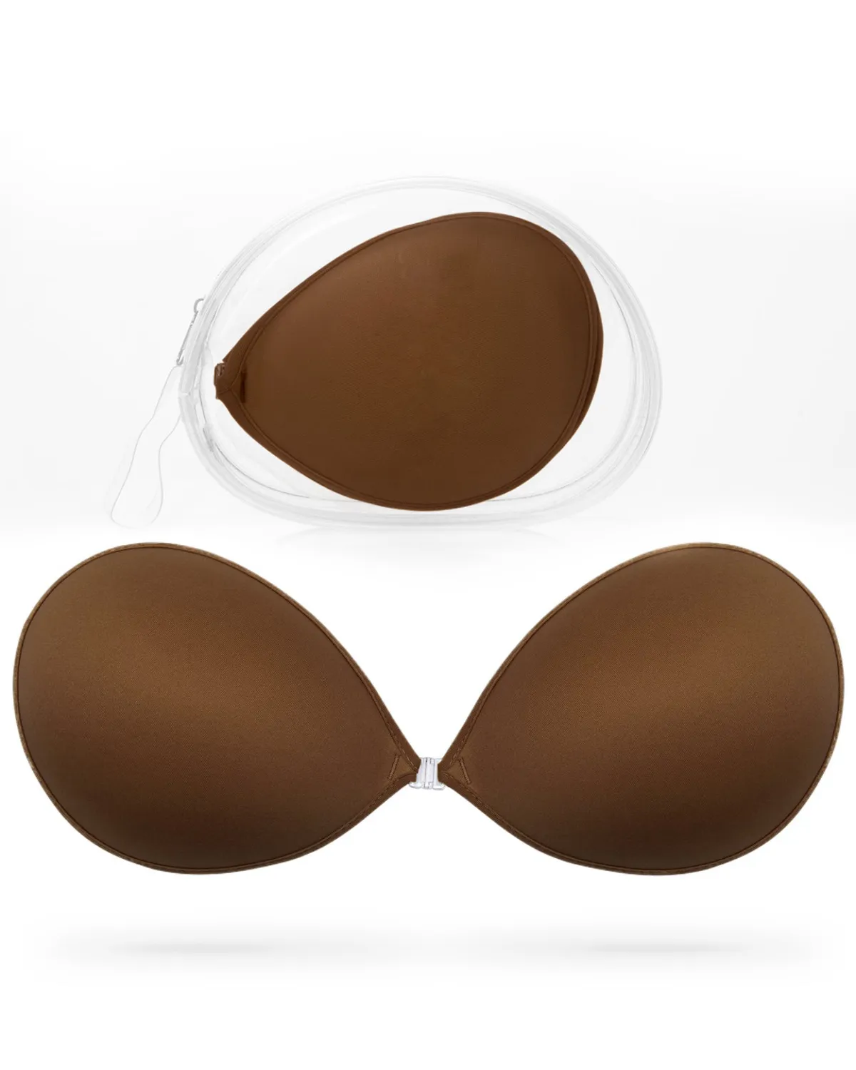 Sujetador autoadhesivo de silicona reutilizable push-up