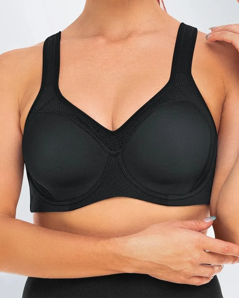 Sujetador de talla grande con soporte completo y aros