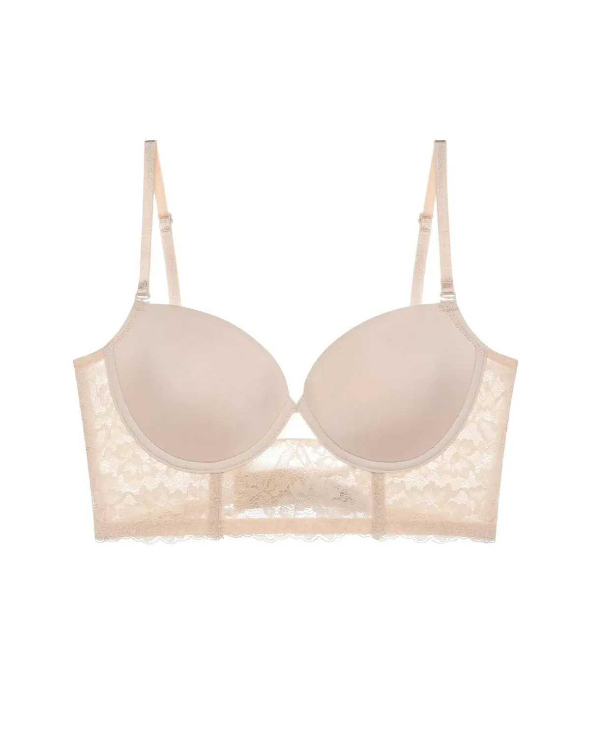 Sujetador con aros suaves Lace Beauty Back Wrap Chest Fixed Coaster Gather