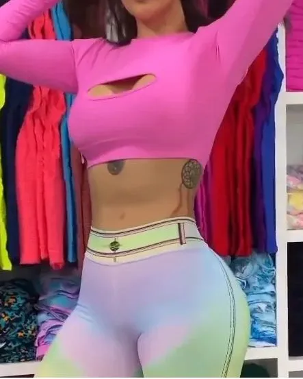 Women's Bodycon Long Sleeve Cutout Front Bodysuit Top Leotard Night Out Clubwear