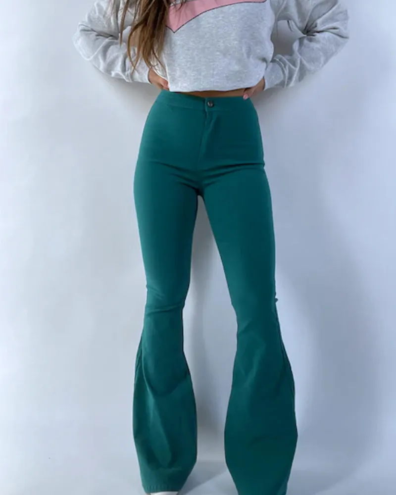Christmas Themed Skinny Flared Jeans (Pre-Sale)
