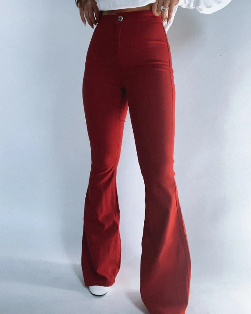 Christmas Themed Skinny Flared Jeans (Pre-Sale)