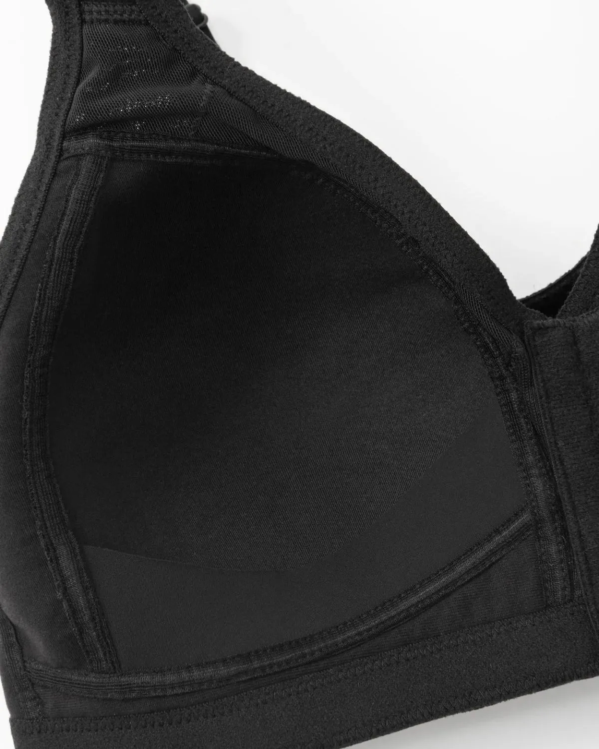 Sujetador minimizador de cierre frontal sin aros sin relleno de talla grande