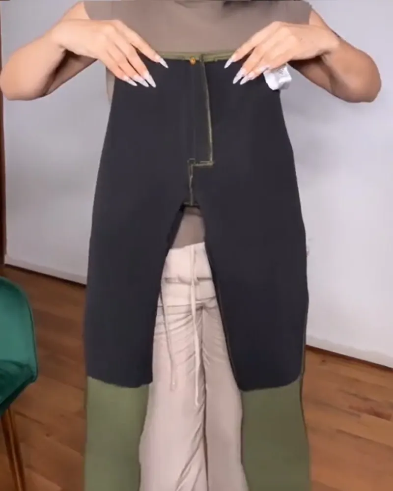 Pantalones adelgazantes con levantamiento de glúteos y cintura alta con control de barriga