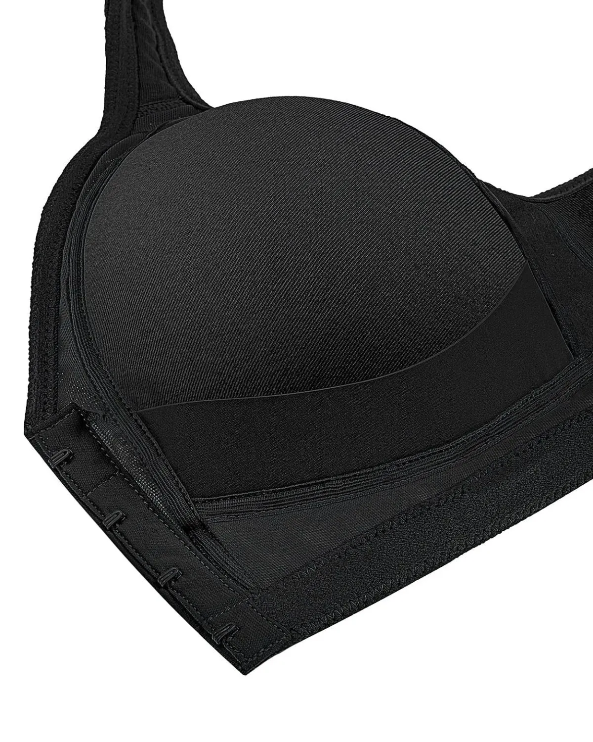 Sujetador minimizador de cierre frontal sin aros sin relleno de talla grande