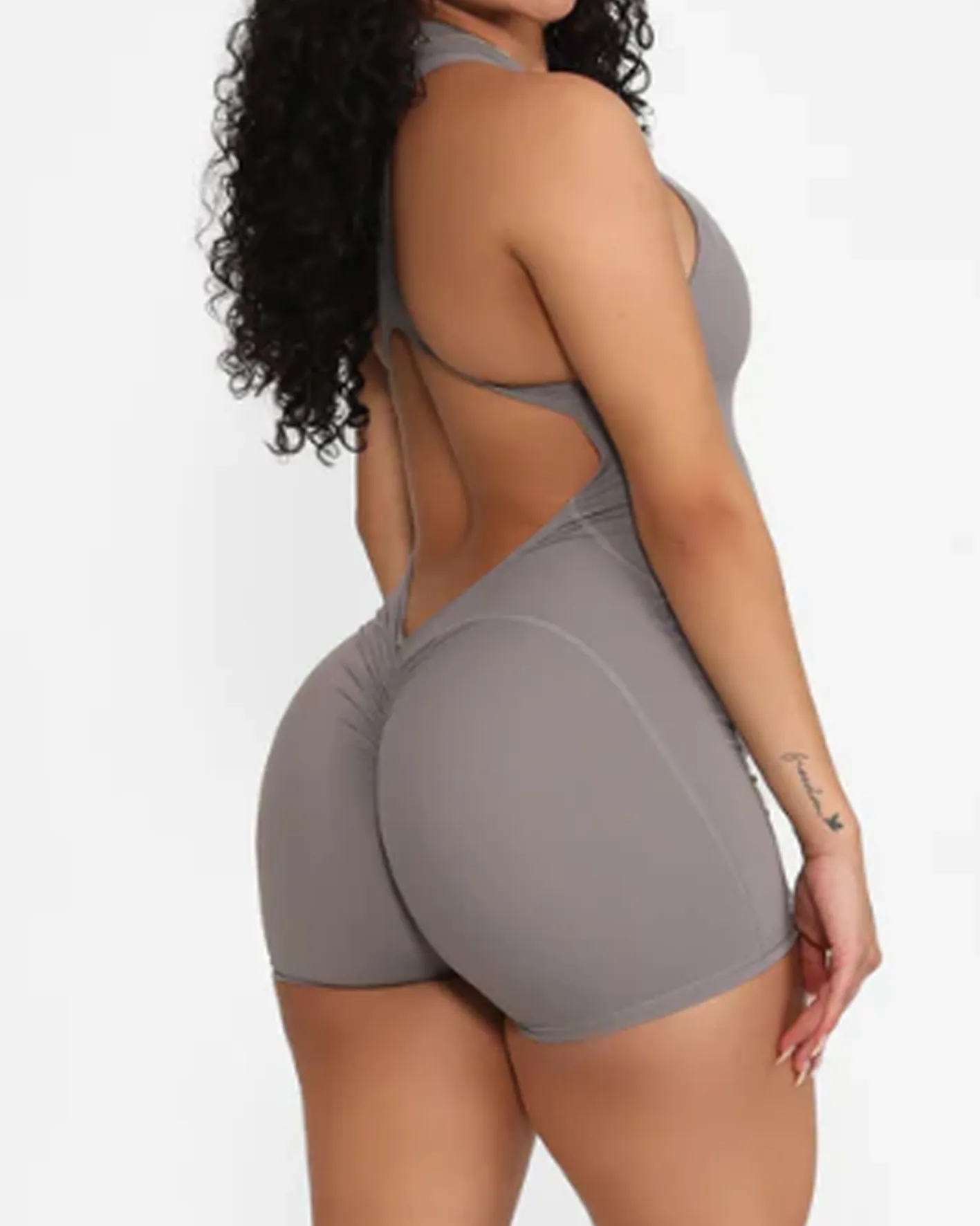 Stretch Front Zip Yoga Jumpsuit（Pre-Sale）