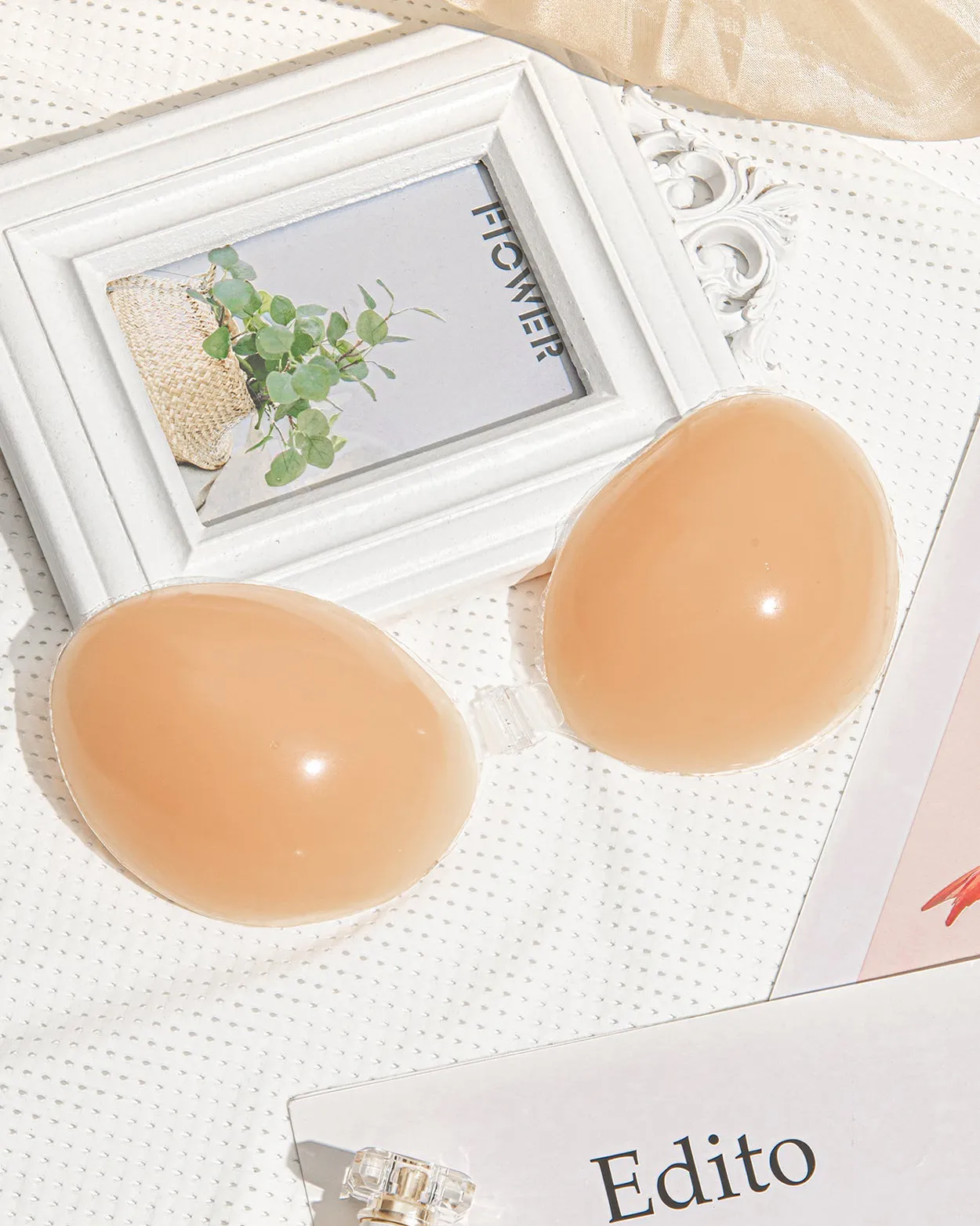 Sujetador de silicona invisible sin tirantes Sticky Plunge