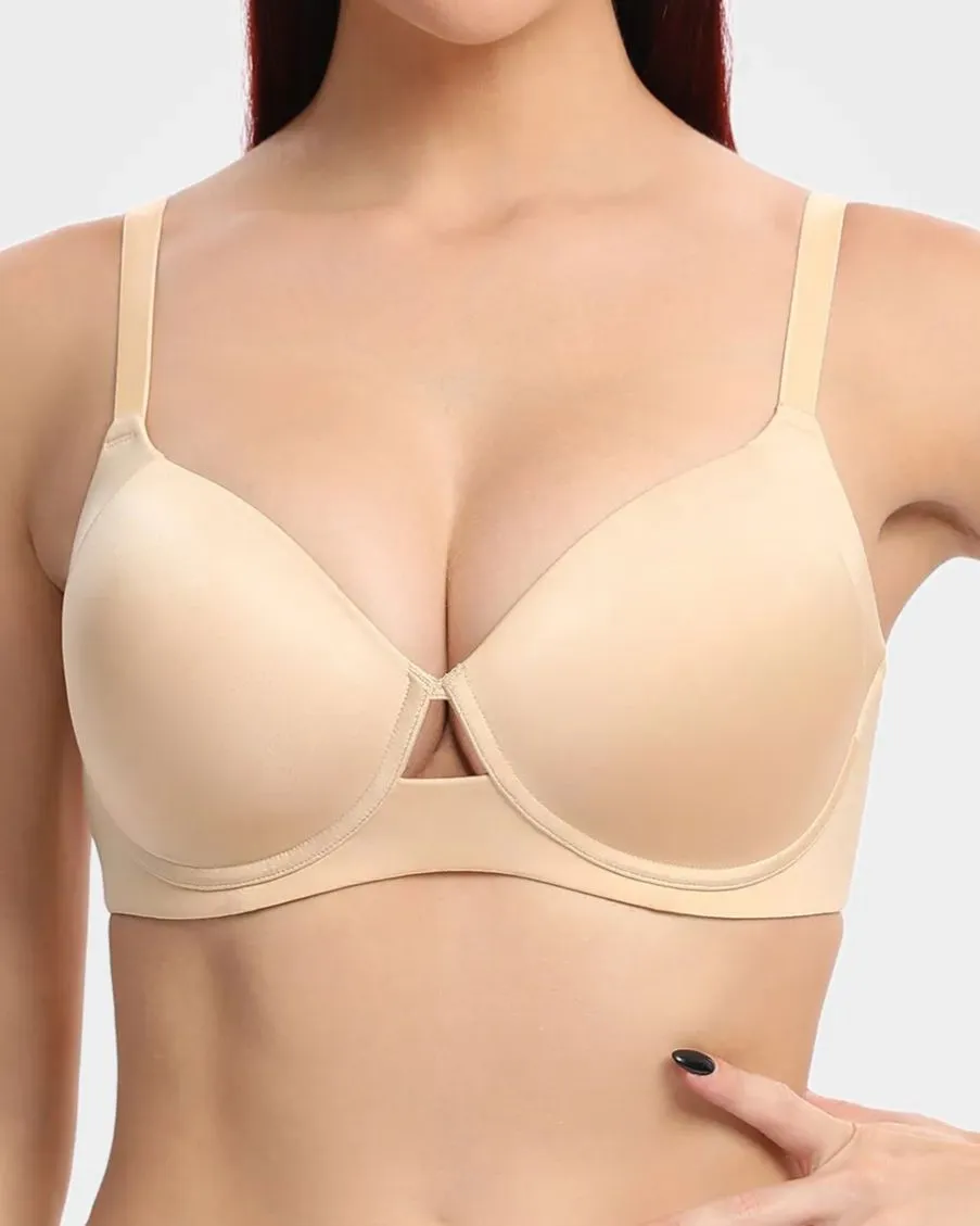 Sujetador sin costuras de cobertura completa con minimizador inalámbrico