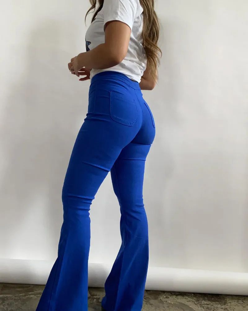 Christmas Themed Skinny Flared Jeans (Pre-Sale)