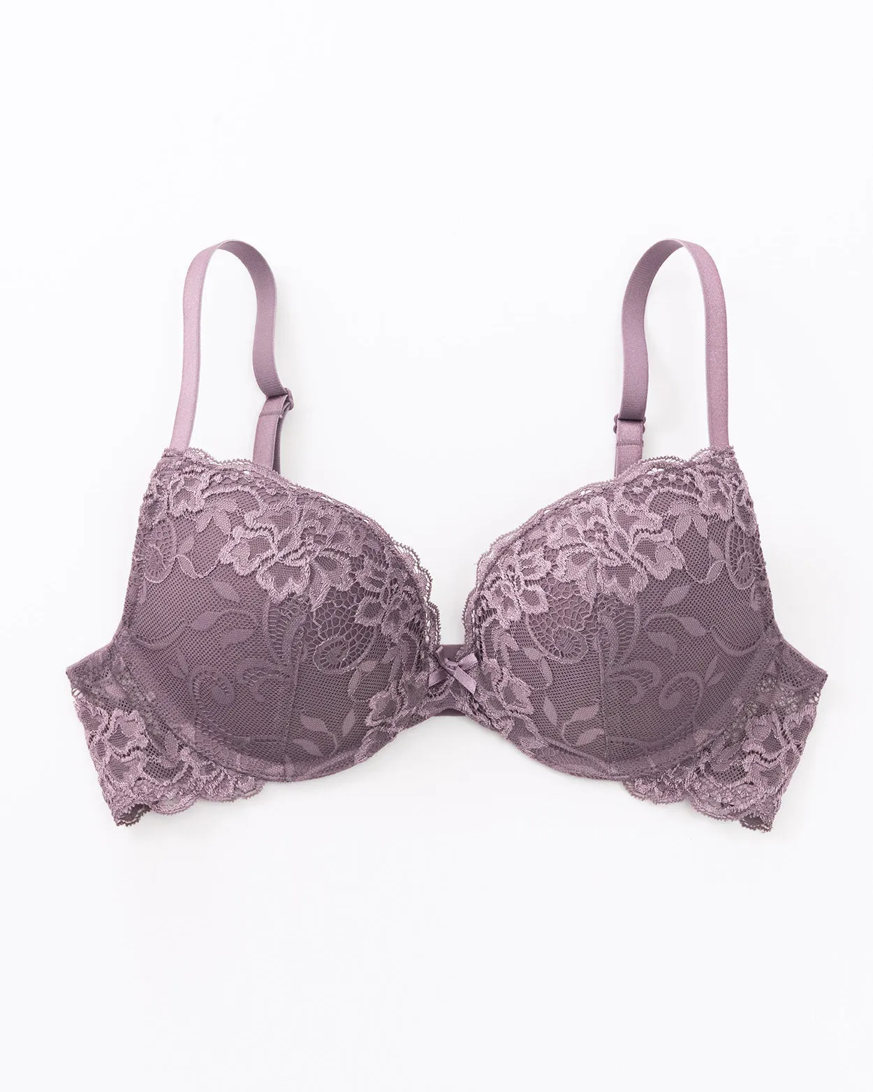 Sujetador push up de encaje Sujetador semiescotado con relleno ligero