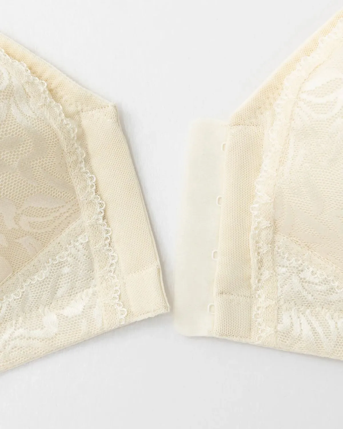 Minimizador de cierre frontal sin aros sin relleno sujetador de talla grande