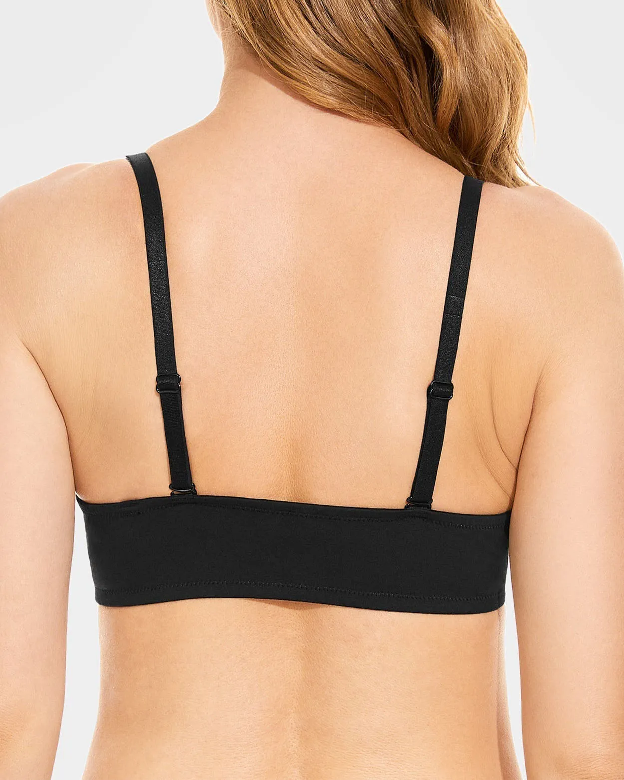 Sujetador de camiseta multiposición ajustable con aros Push Up