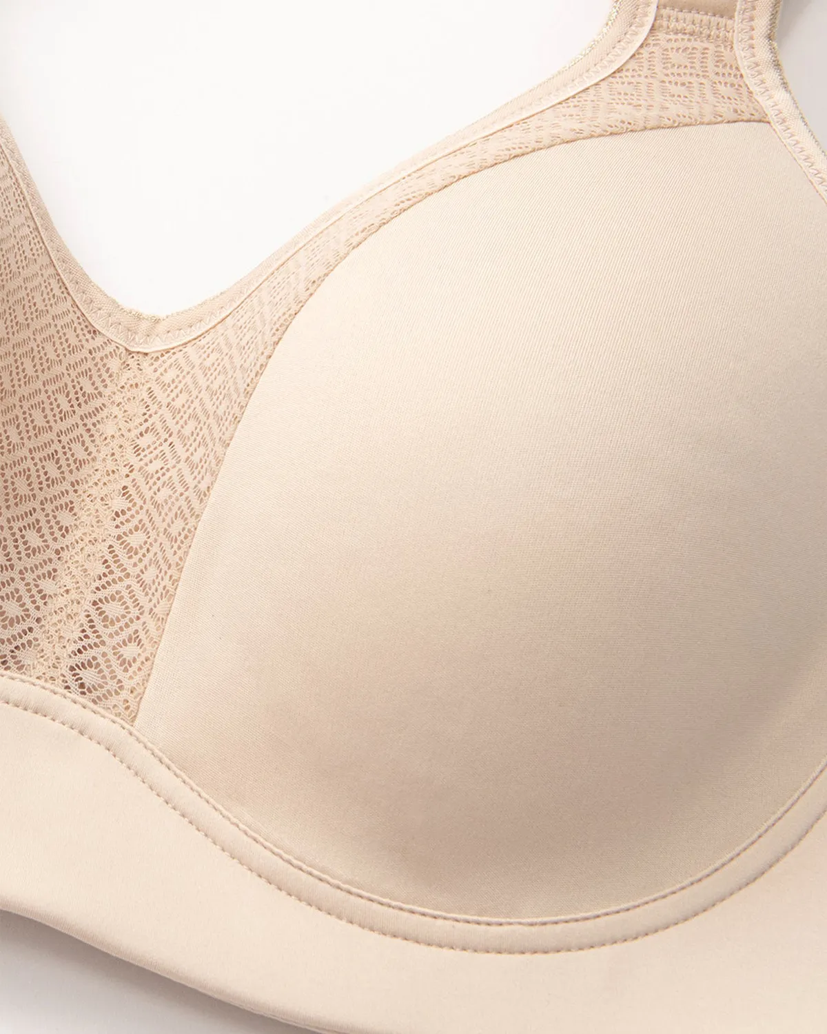 Sujetador deportivo High Impact Full Coverage Underwire - Beige