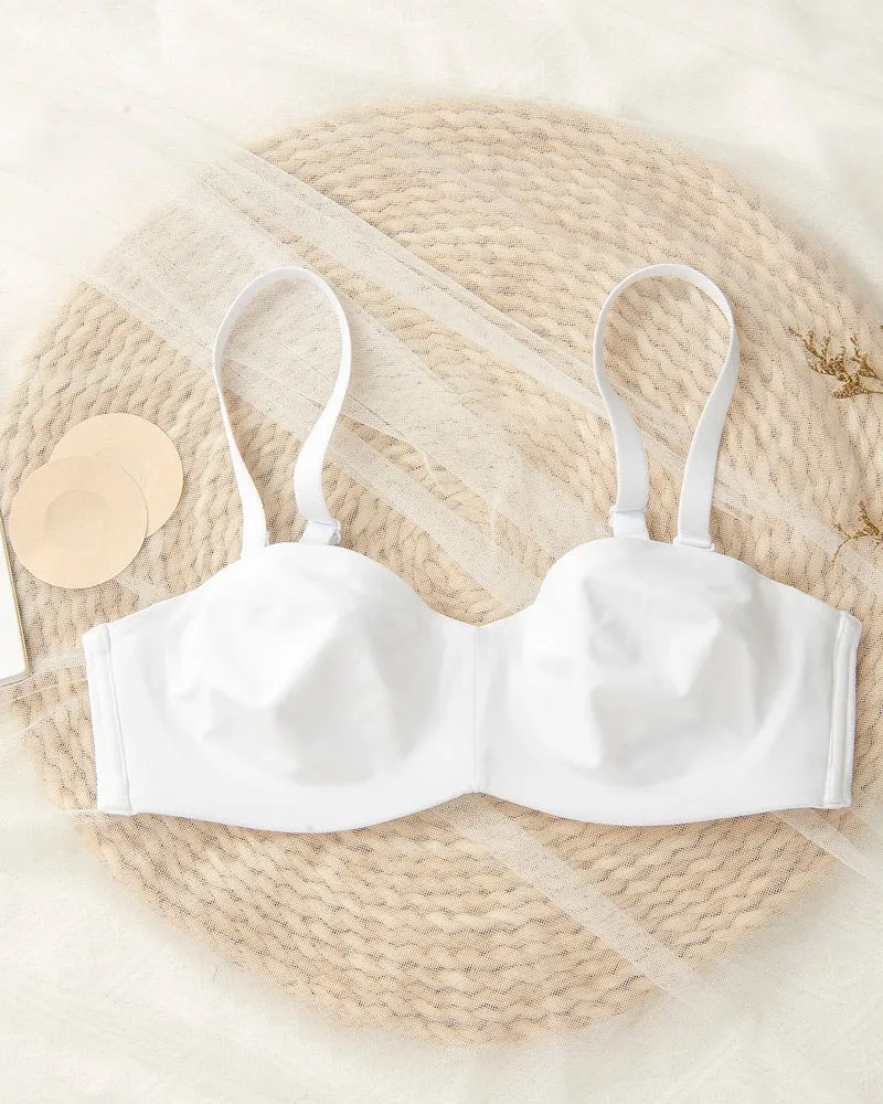 Sujetador multiposición con aros sin forro sin tirantes