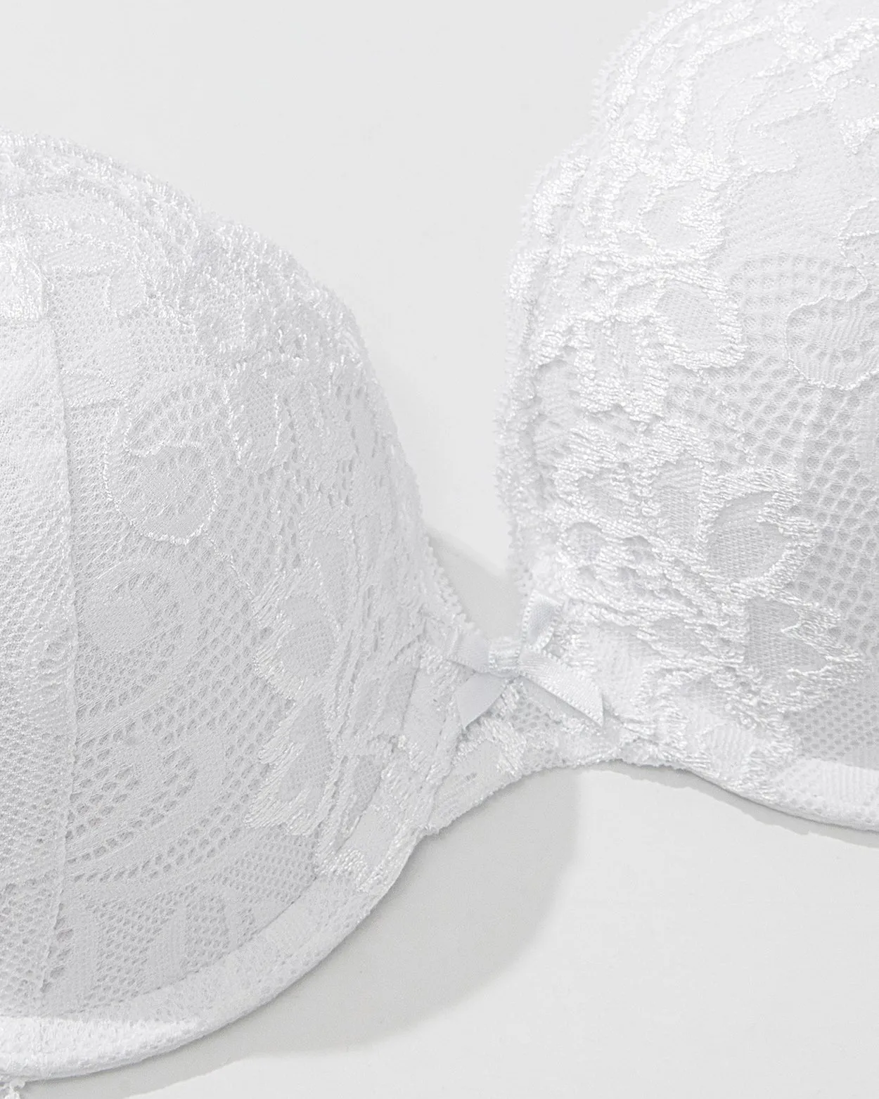 Sujetador push up de encaje Sujetador semiescotado con relleno ligero