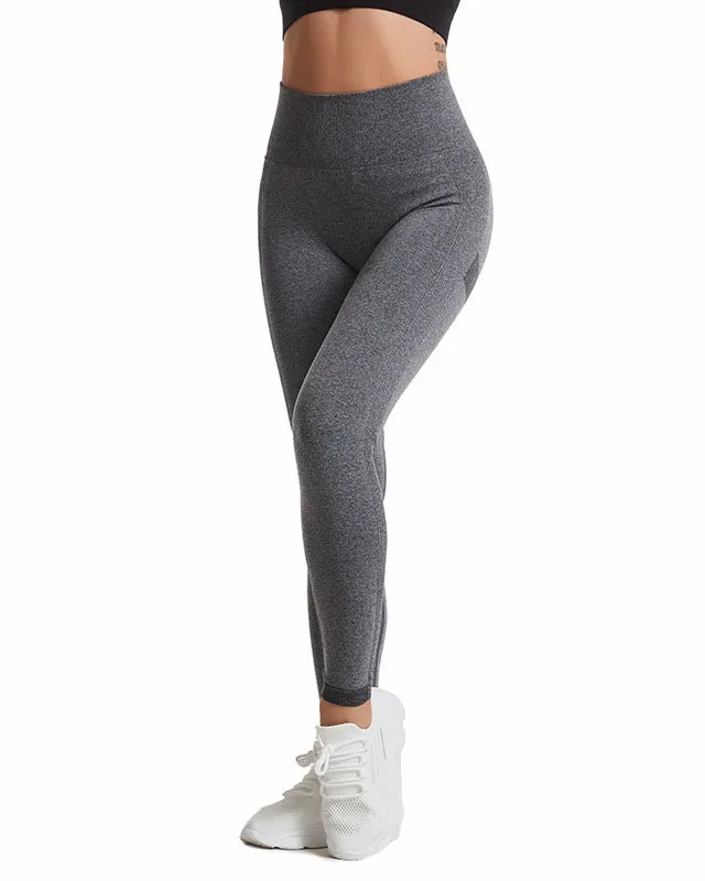 High Waist Abdomen, Hip Raise and Wrinkle Tight Fitness Pants