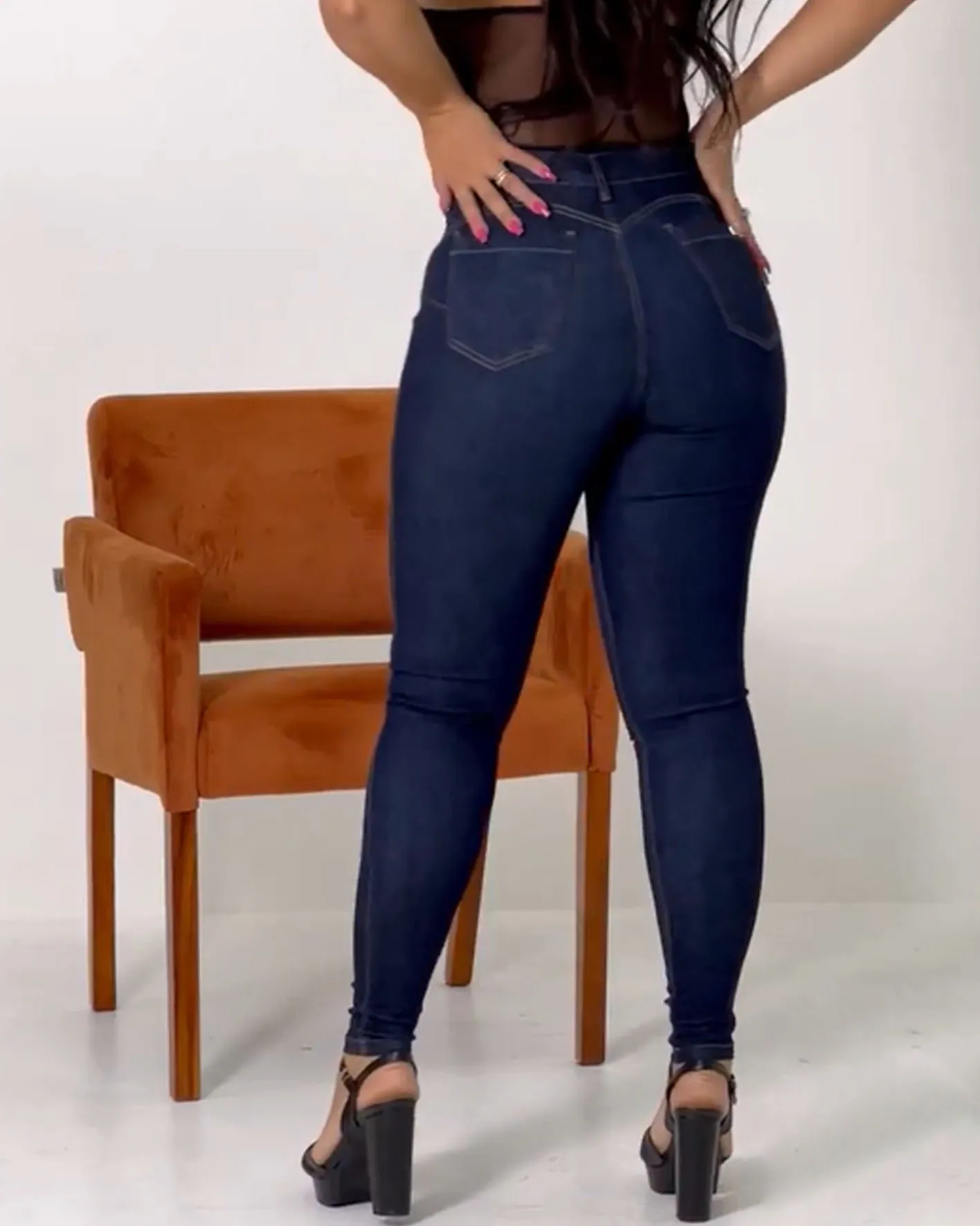 Women's Skinny Jeans With Tummy Tuck And Hip Lift (Pre-Sale)