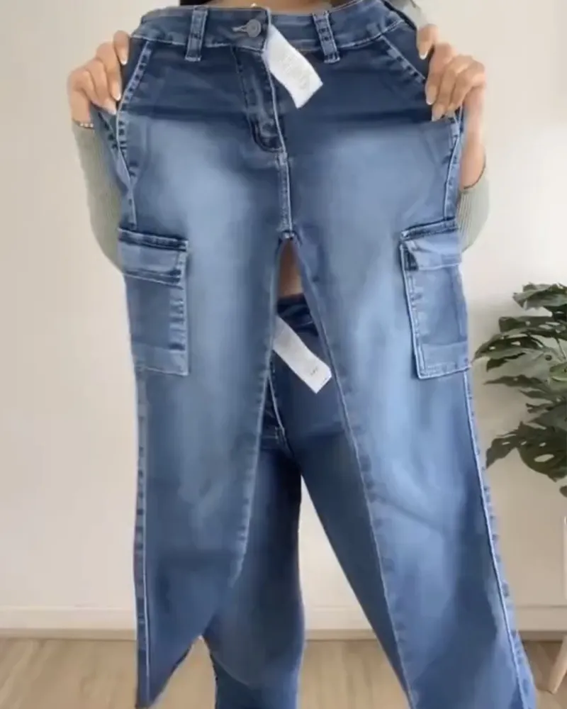 High Stretch Pocket Jeans (Pre-Sale)