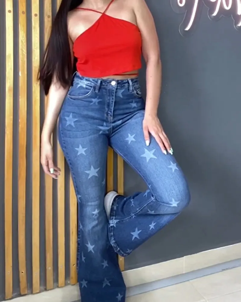 Star Slim Flared Jeans (Pre-Sale)