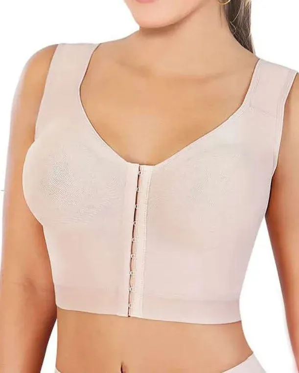 Top sin mangas con botones para mujer