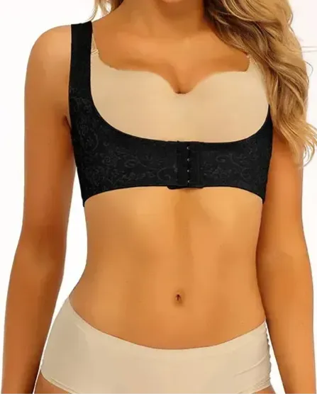 Ropa interior moldeadora de cuerpo de manga de mariposa transpirable